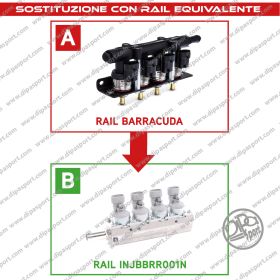 Rail Iniettori Gas Equivalenti Barracuda