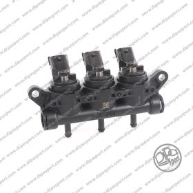 Rail 3 Iniettori Gas Girs12 Tipo M Nero