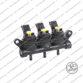 Rail 3 Iniettori Girs12 Tipo XS Giallo