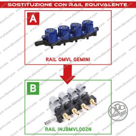 Rail Iniettori Equivalenti Omlv Gemini