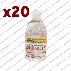 Box 20 Pezzi Gel Mani Igenizzante 500Ml