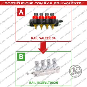 Rail Iniettori Gas Equivalenti Valtek 34