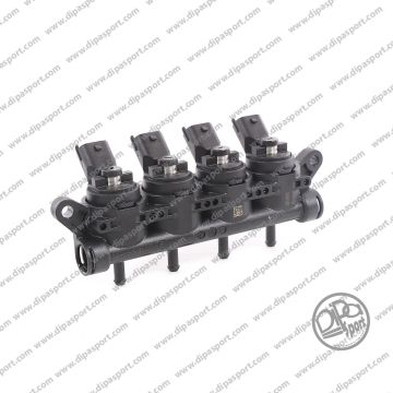 Rail 4 Iniettori Gas Girs12 Tipo M Nero