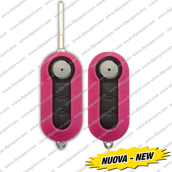 Cover Per Chiavi Fucsia Fiat 500 Punto
