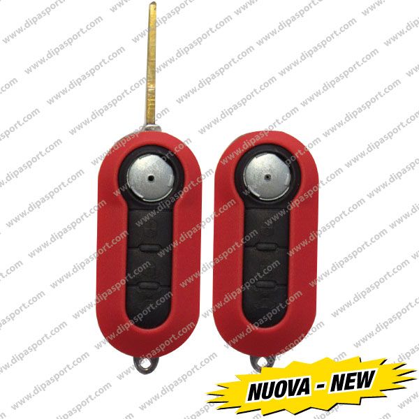 Cover Per Chiavi Rosso Fiat 500 Punto