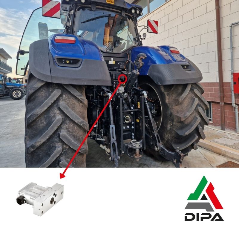 Assieme Valvola 3 Fori Testa Pilota Trattori Case IH Magnum New Holland Serie T7