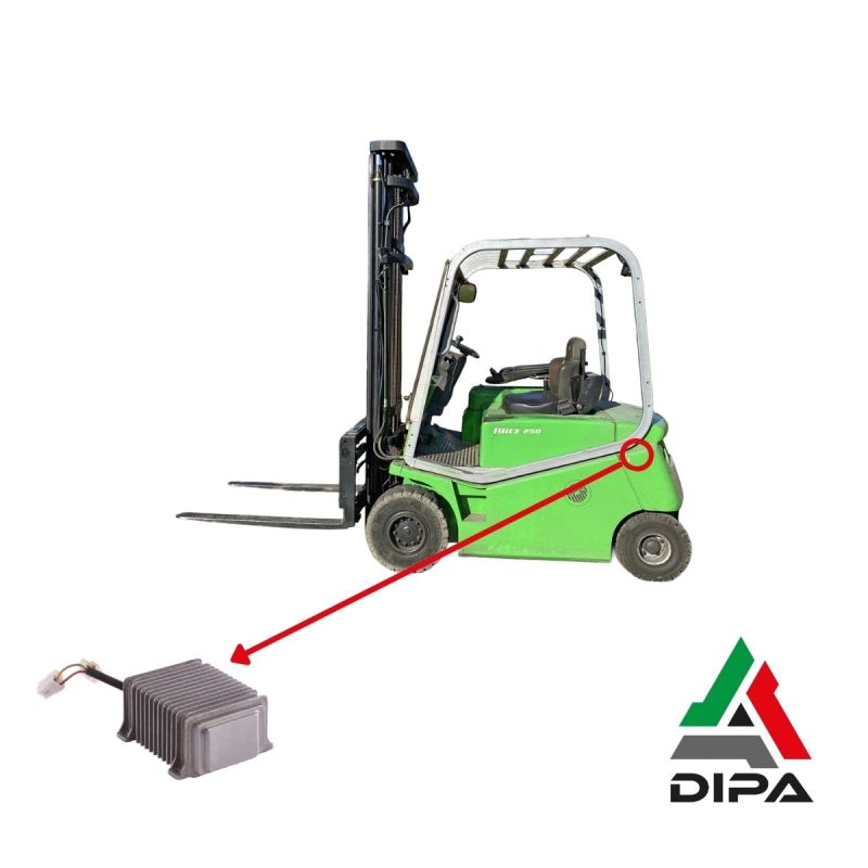 Convertitore Tensione DC-DC 24V Carrello Elevatore Cesab