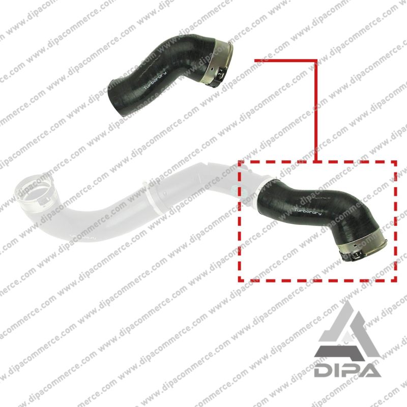 Tubo Intercooler Nissan Opel Renault 2.3