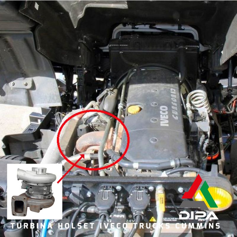 Turbocompresor completo Holset con VGT de accionamiento neumático