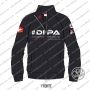 Felpa Dipa Manica Lunga Con Zip Tg. XL