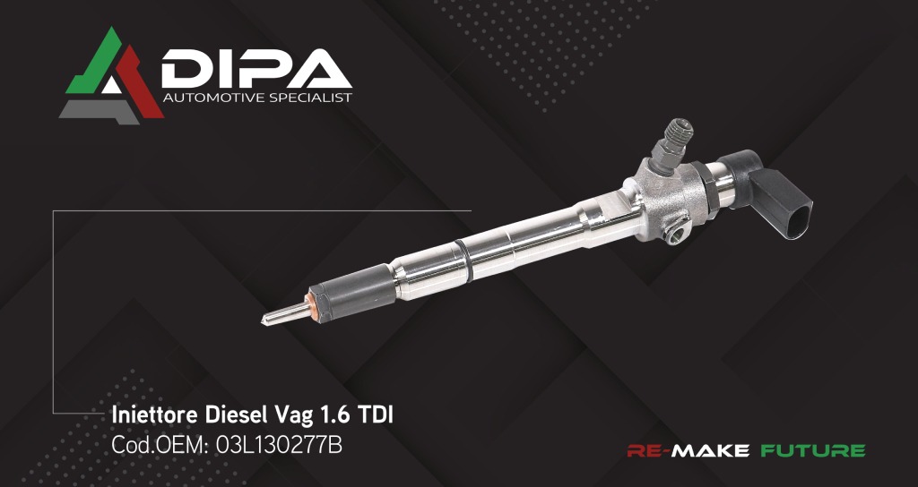 Iniettore diesel VAG per motori 1.6 TDI