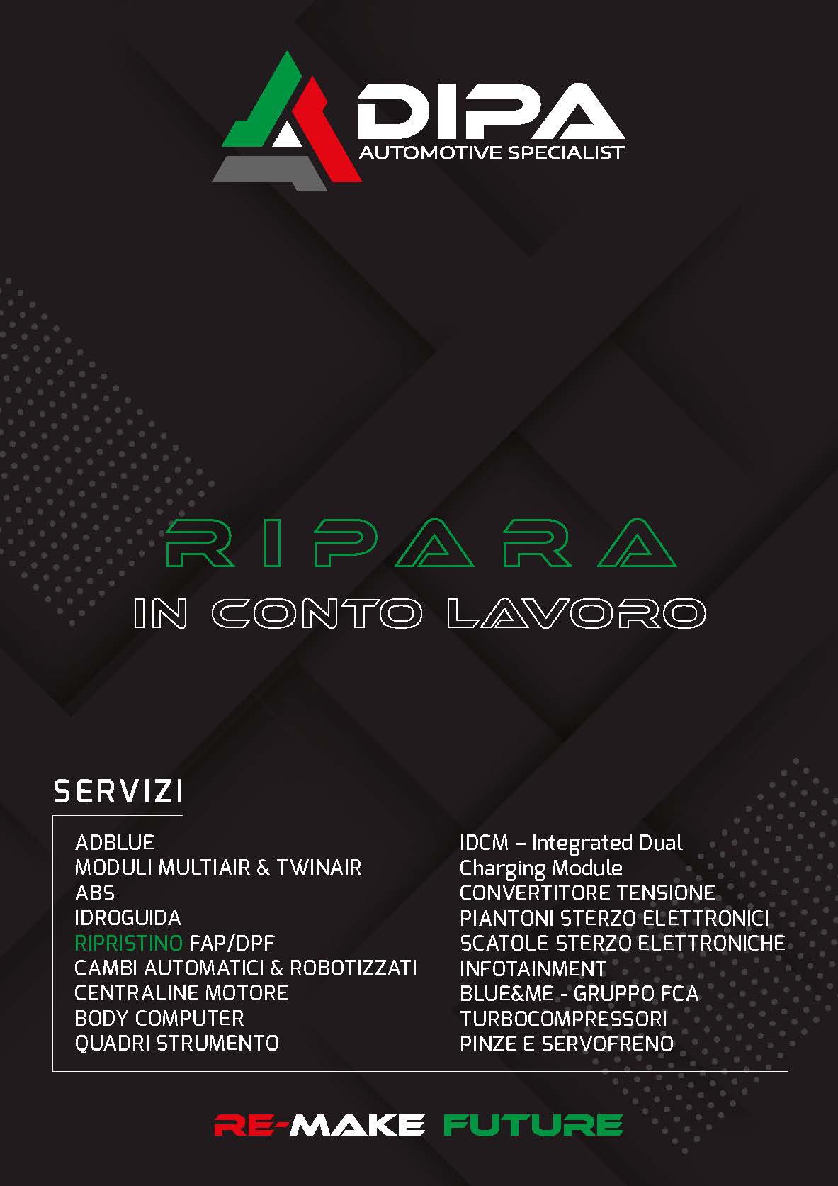 Brochure Ripara In Conto Lavoro